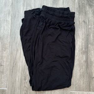 Black little Sleepies pajamas pants adult size medium